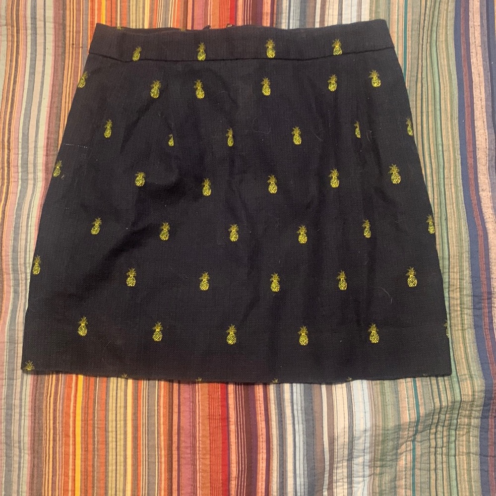 J Crew Pineapple Miniskirt